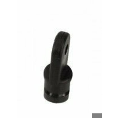 WHITECAP IND DOCK HARDWARE AND FASTENERS 3/4 Inch Round; With 1/4 Inch Pin; Black; Nylon; Inside Eye End 3402BP